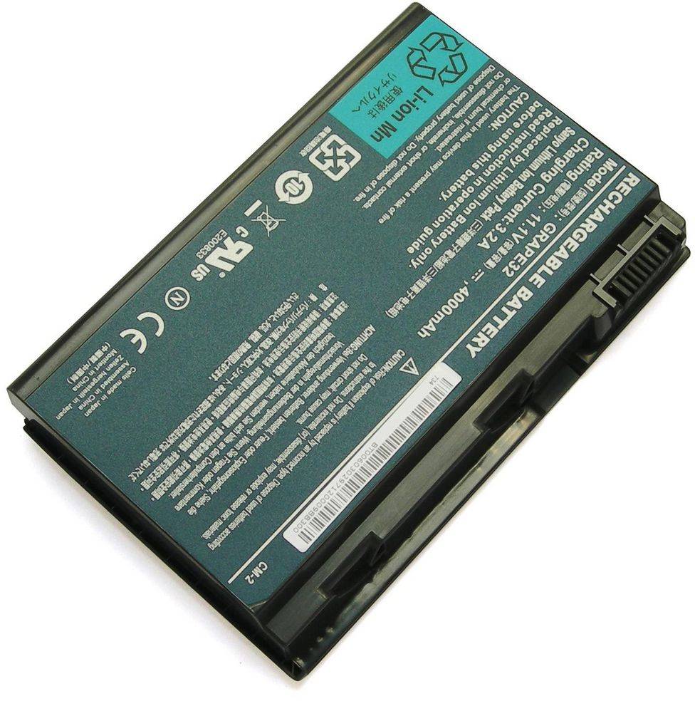 Batteri Li-Ion 6-cell till bl.a. Acer Extensa 5220, 5200mAh, MicroBattery Svart, bild 3