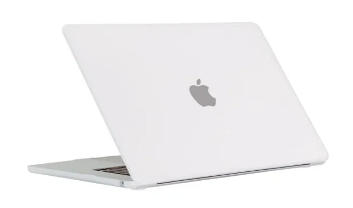 Pomologic HardShell till Macbook Air 13.6" M2/M3/M4 - Frosted Clear, bild 2
