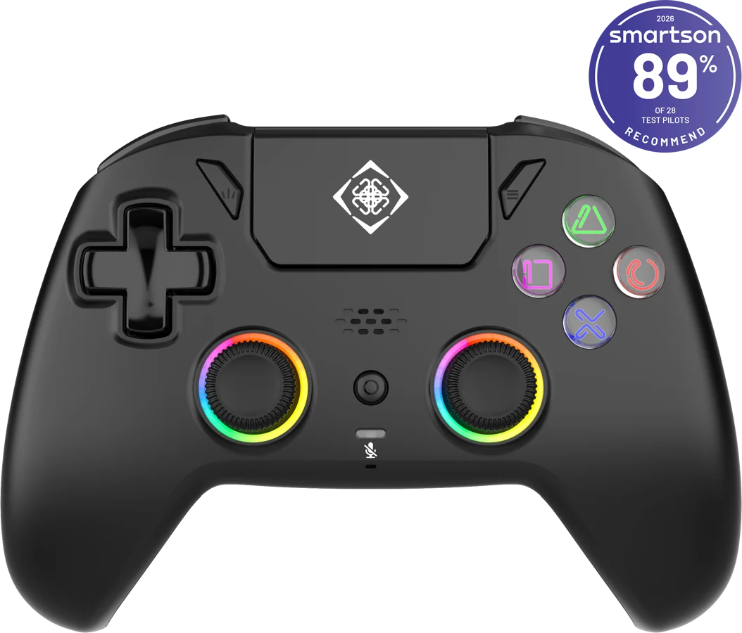 DELTACO Gaming PS5-kontroller Svart