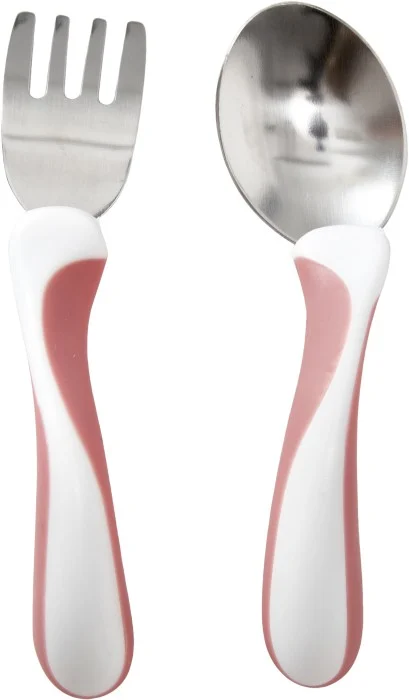 Bambino My First Fork & Spoon Cerise