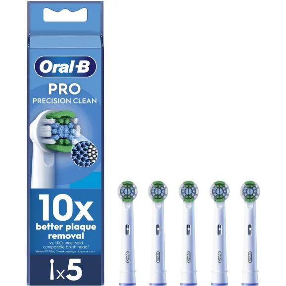 Oral-B Precision Clean borsthuvuden 5 st, vit
