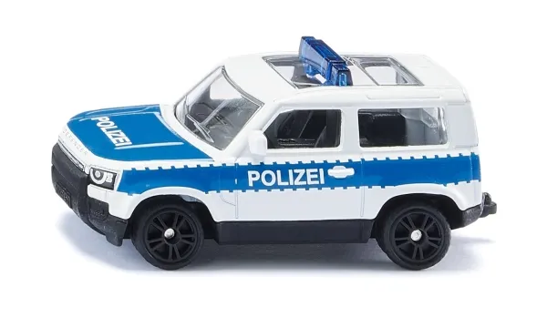 Siku Land Rover, Polisbil, Police, 3 År, Plast, Metall, Blå, Vit