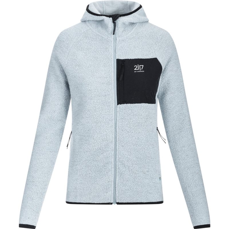 2117 of Sweden Skord Pile Hoodie D Ice Blue - XL