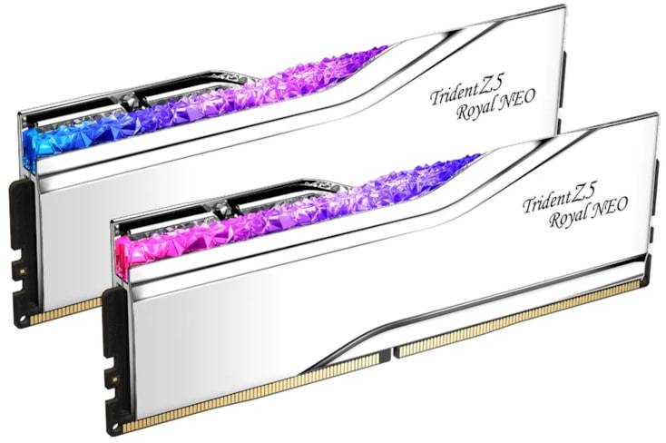 G.Skill 32GB (2x16GB) DDR5 8000MHz CL38 Trident Z5 Royal Silver AMD EXPO, bild 3