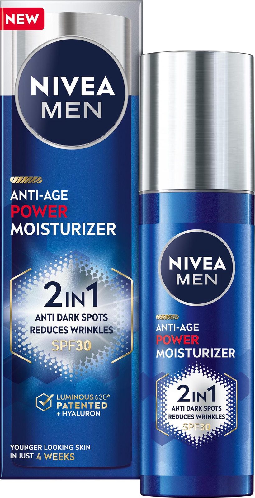 NIVEA Luminous Anti-Age Power 2in1 Moisturiser SPF30 50 ml