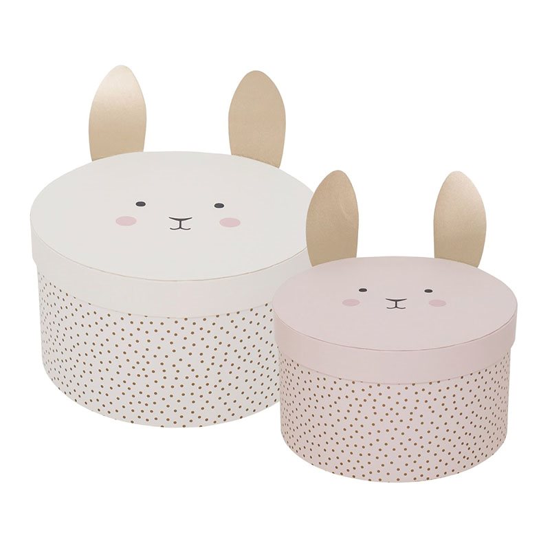 Jabadabado förvaringsask 2-pack, bunny