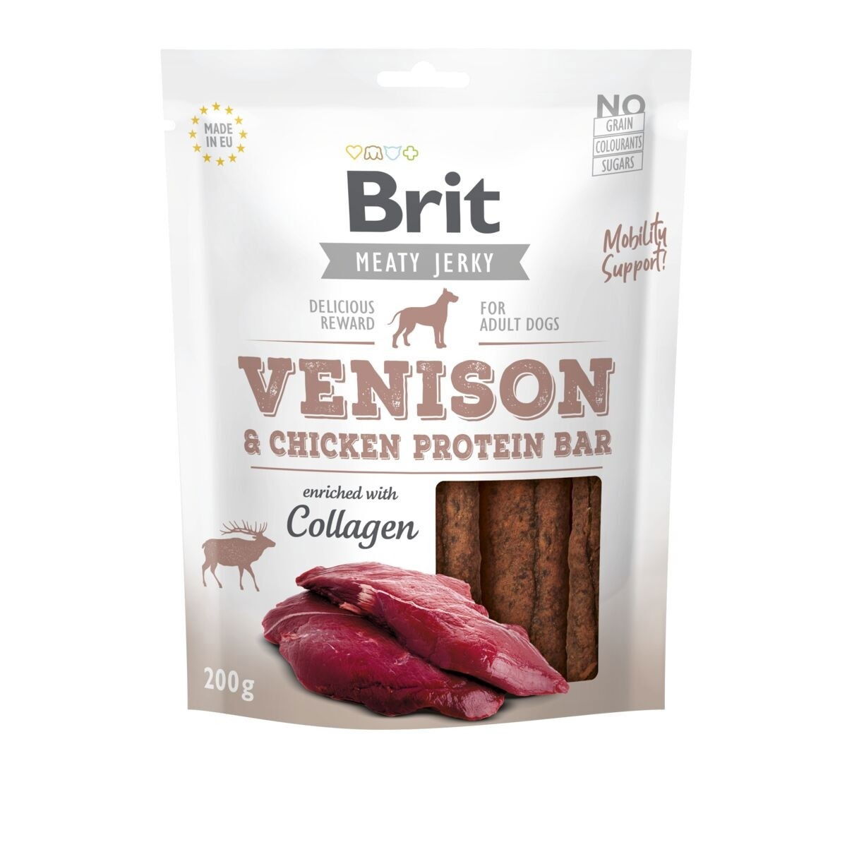 Brit Care Meaty Jerky Proteinbar Venison 200 g