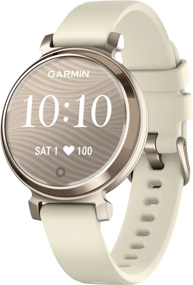 Garmin Lily 2 smartwatch (2026), guld/kräm