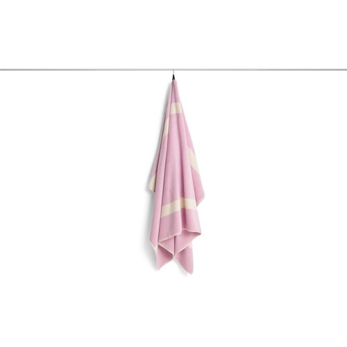 HAY - Randig Badlakan - W100 x L150 cm - Cool Rosa