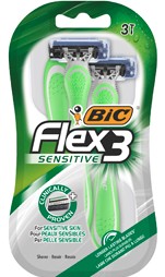 BIC Flex 3 Sensitive rakhyvlar 3 st