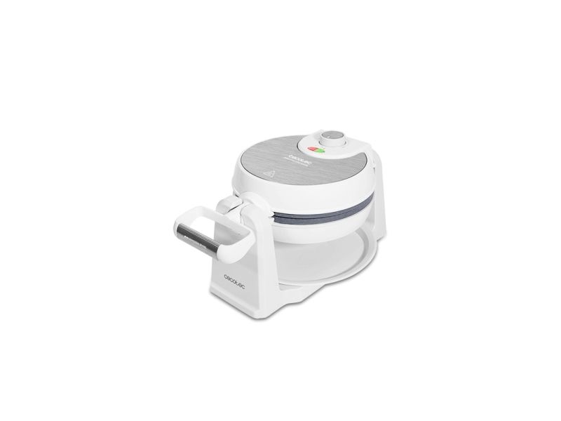 Cecotec 08007, 4 våffla/våfflor, Triangel, Vit, 1000 W, Perfluoroktansyra (PFOA), Polytetrafluoreten (PTFE)
