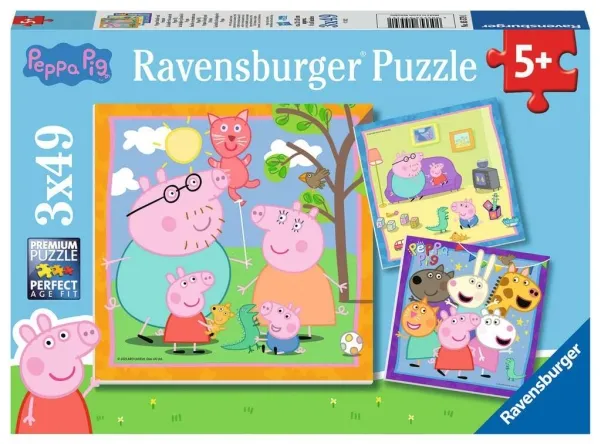 Ravensburger Peppa Pig 05579, 49 styck, Tecknade serier, 5 År