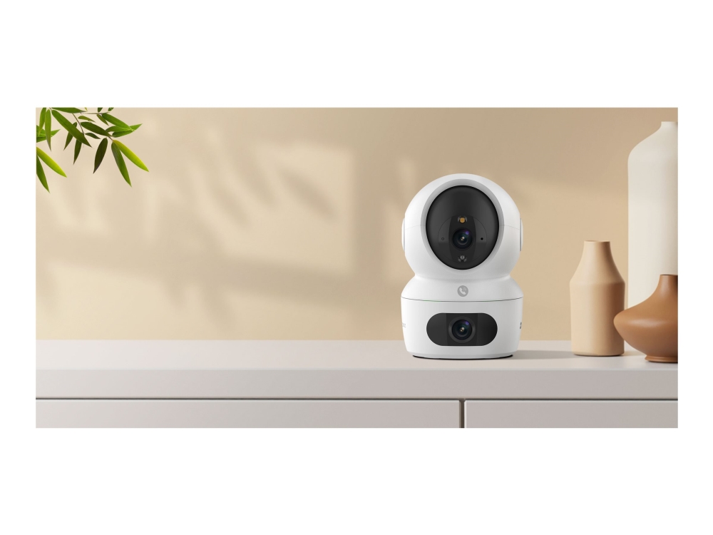 EZVIZ H7c Dual - Nätverksövervakningskamera - panorering / lutning - utomhusbruk - väderbeständig - färg - 4 MP - 2560 x 1440 - 2K+ - M12-montering - trådlös - Wi-Fi - LAN 10/100 - H.264, H.265 - Likström 5 V/PoE