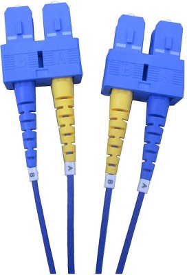 Fiberpatch, SC-SC, SM, Duplex, G657, 2 m, blå, bild 2