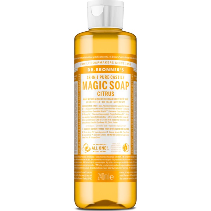Dr. Bronner's Magic Soaps Citrus-Orange 240 ml