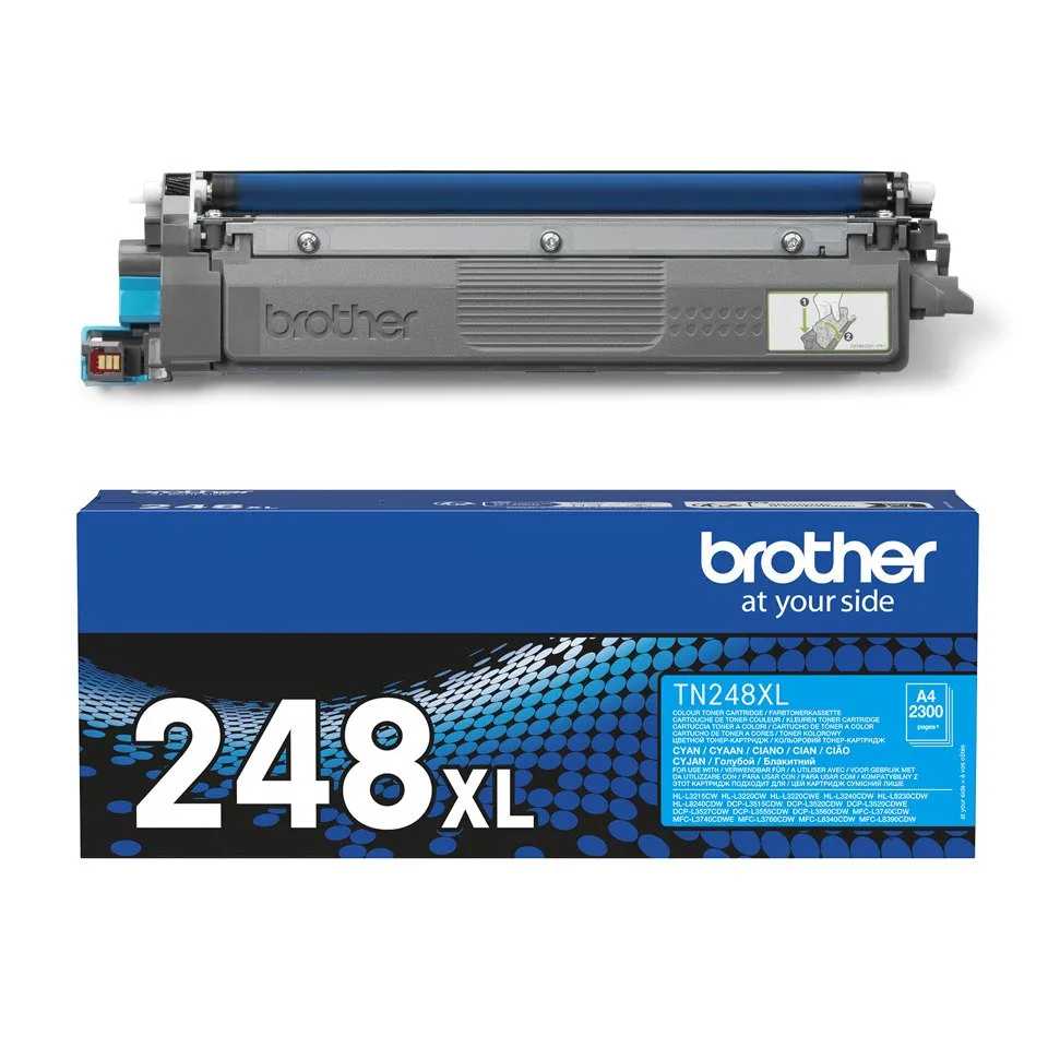 Brother TN248XLC, cyan tonerkassett