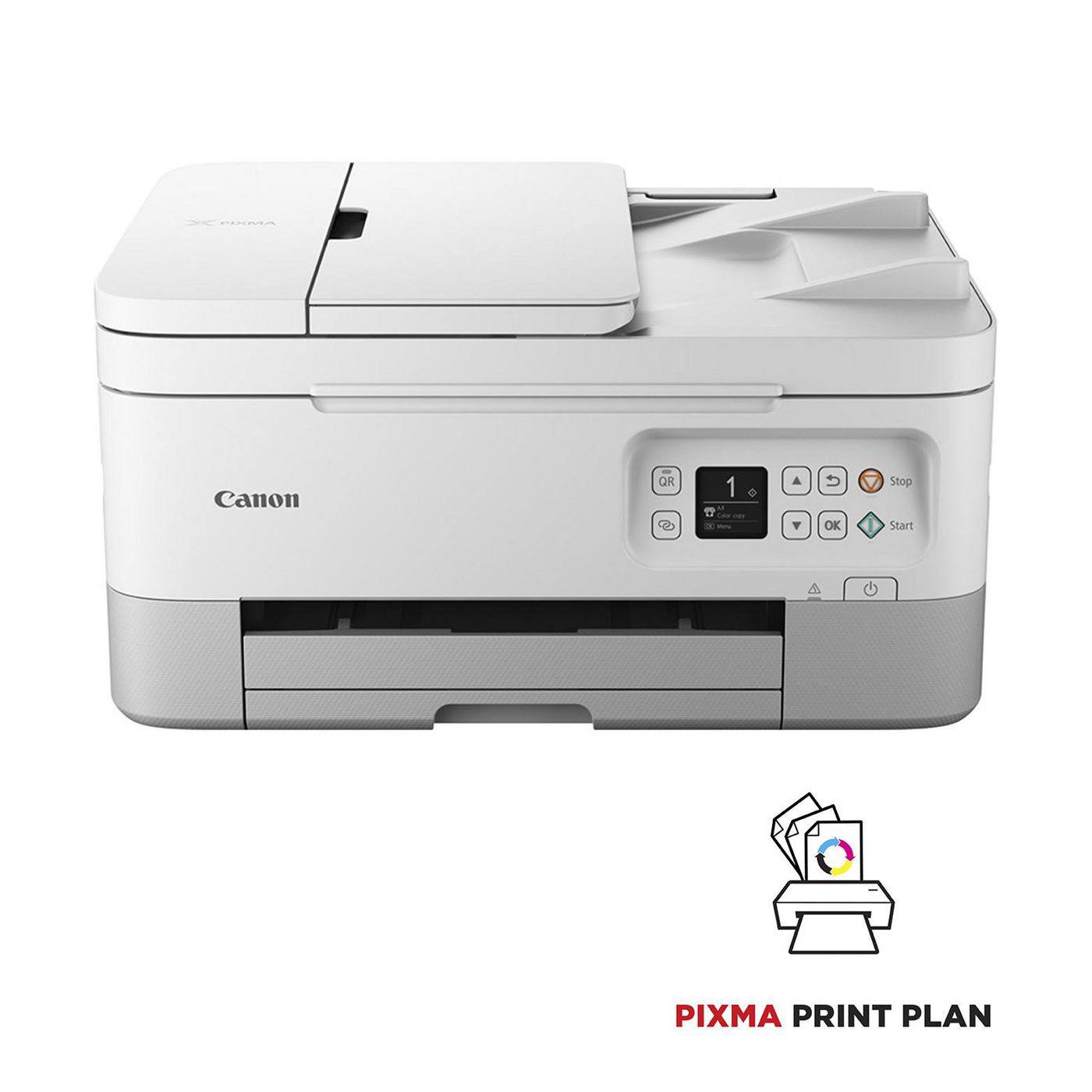 Canon PIXMA TS7451i, skrivare + scanner + kopiator, 13/6,8 ppm ISO, 1200x2400 dpi scanner, duplex, USB/WiFi, Airprint, bild 3