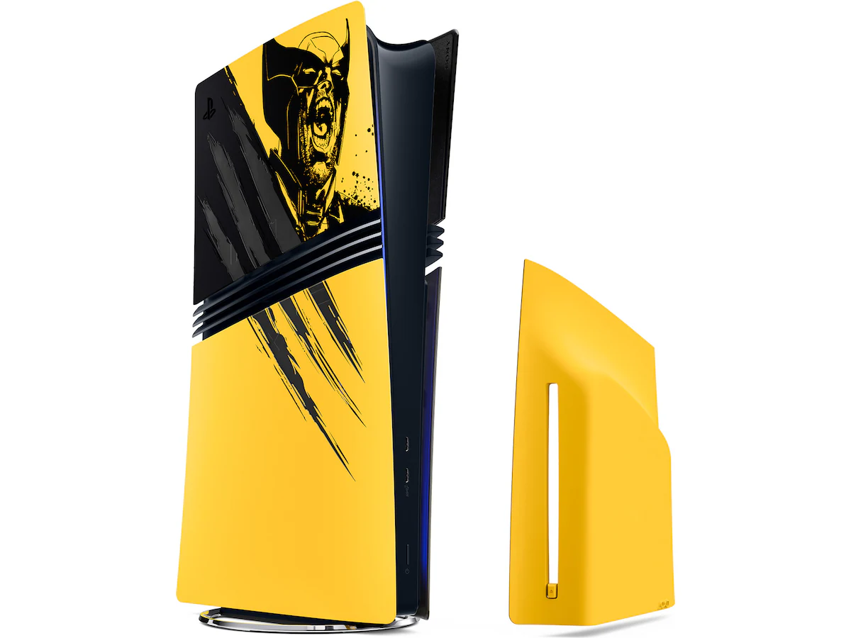 Höljen för PS5 Pro-konsol - Marvel's Wolverine Battle Yellow Limited Edition, bild 5