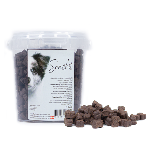 Snack'it - Semi-Moist Mini Bones W / game 500g - (01-775)