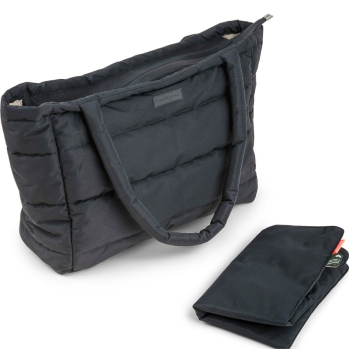 Done by Deer Quilted Changing Tote Bag, Black