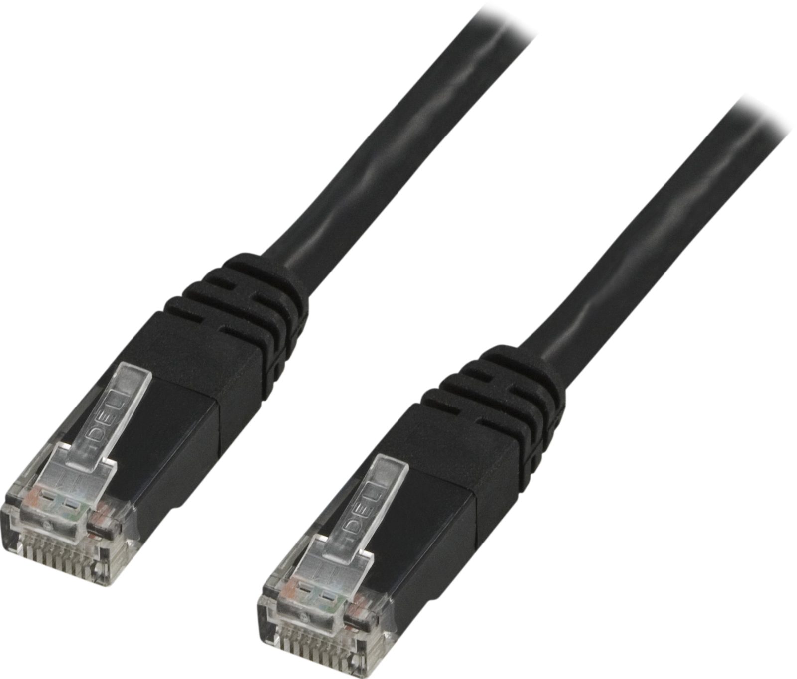 Nätverkskabel oskärmad Cat.6, RJ45, 20 meter - Svart, bild 3
