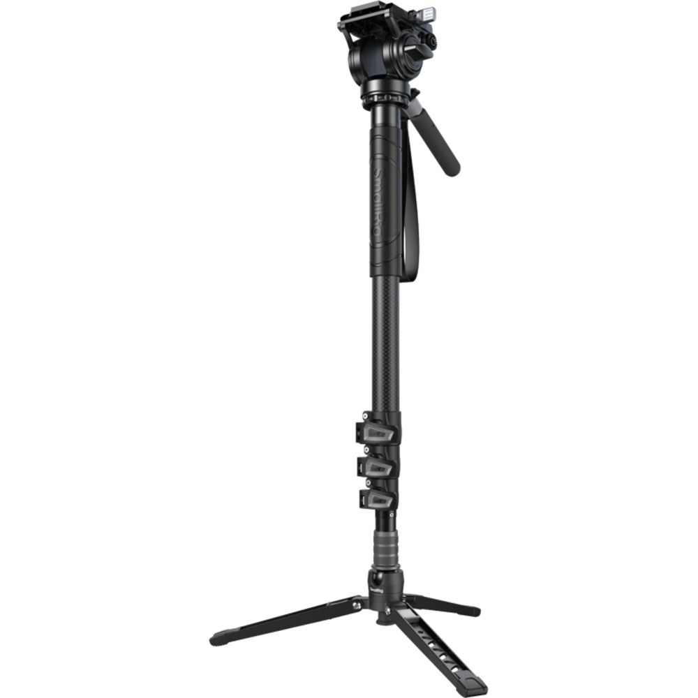 SmallRig 6623 Carbon Fiber Monopod (4 sections) with Videohead