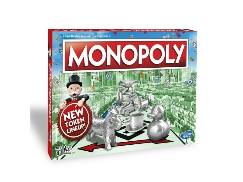 Hasbro Gaming Monopoly, Brädspel, Ekonomisk simulering, 8 År, Familjespel