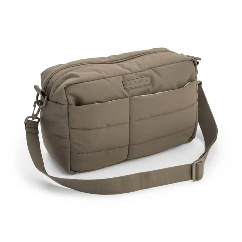 Done by Deer - Quilted stroller bag - Taupe - 35 x 15 x H 23 cm