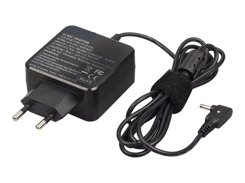 AC-adapter till Asus Zenbook UX21E/UX31E 45W, MicroBattery, Plug: 3.0*1.0, Svart