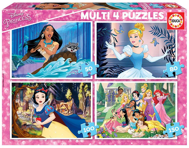 Educa 50-80-100-150 Disney Princess, bild 4