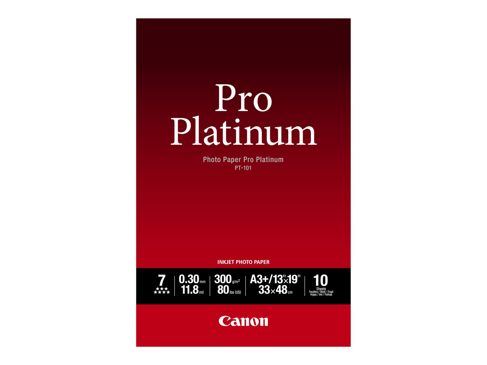 Canon PT-101 Pro Platinum Photo Paper A3+ / 10