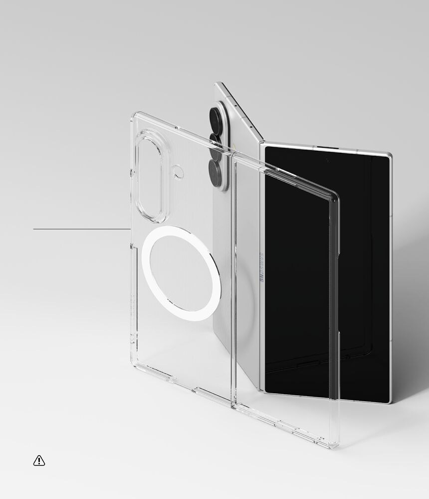 Ringke Slim magnetiskt MagSafe-fodral för Samsung Galaxy Z Fold 8 – genomskinligt, bild 5