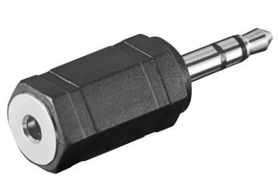 Goobay A 229, 3,5 mm, 2,5 mm, Sort, bild 2