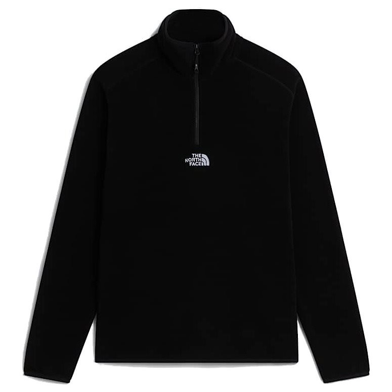 The North Face M Glacier 1/4 Zip - Embroidered Logo Tnf Black - XS
