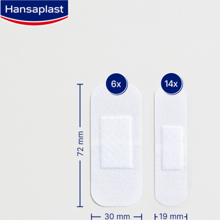 Hansaplast Sensitive Strips plåster, 20 st, bild 3