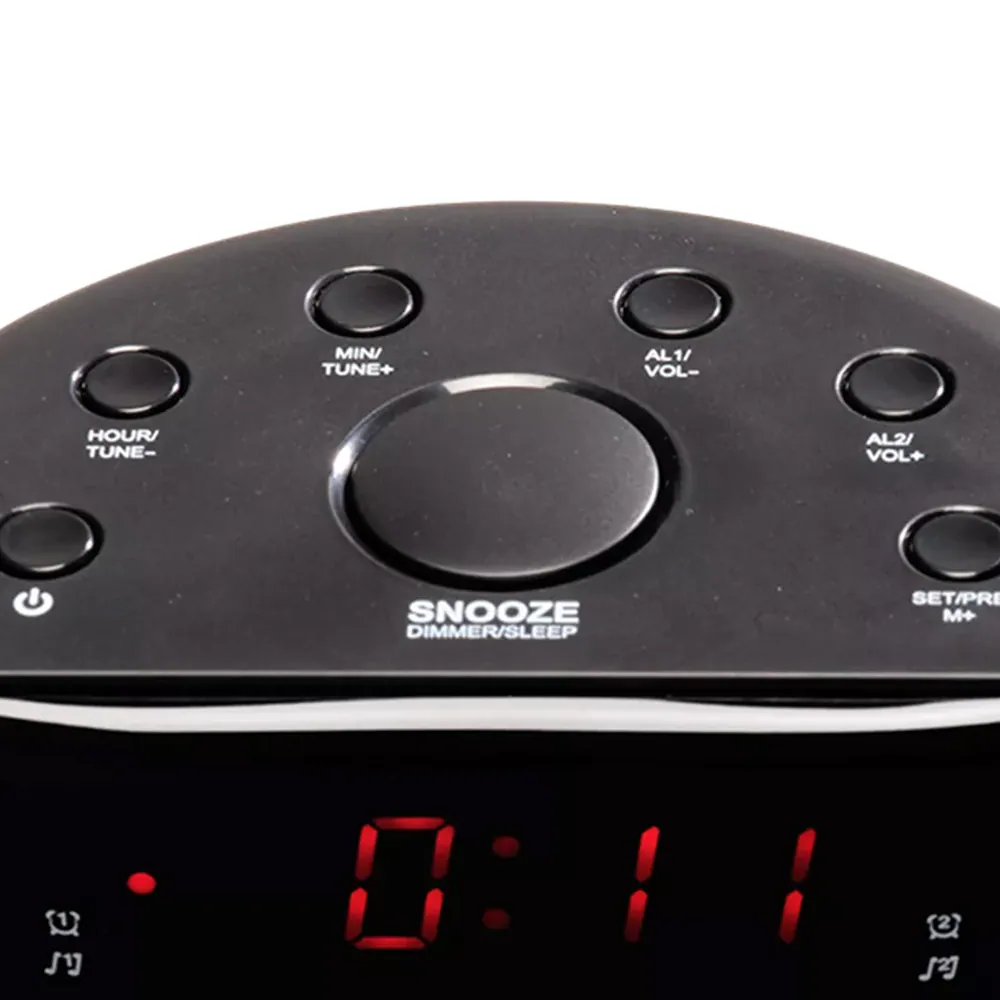 Denver klockradio CR-430MK2 med dubbla alarm och FM-radio, bild 4