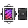 eSTUFF Ohio Full Body Defender till iPad mini 8.3" (6th/7th Gen), med rem för handled + axel, pennhållare - Svart