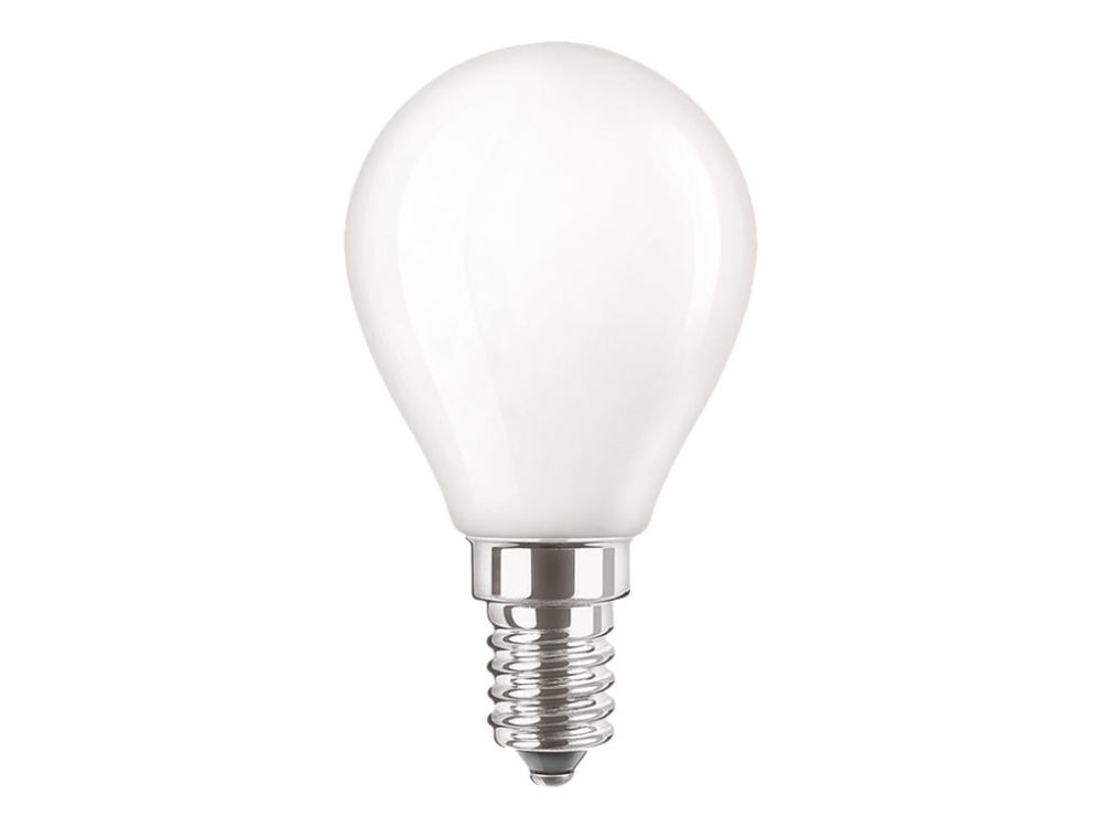 Philips CorePro - LED-glödlampa - form: P45 - glaserad finish - E14 - 4.3 W (motsvarande 40 W) - klass F - varmt vitt ljus - 2700 K