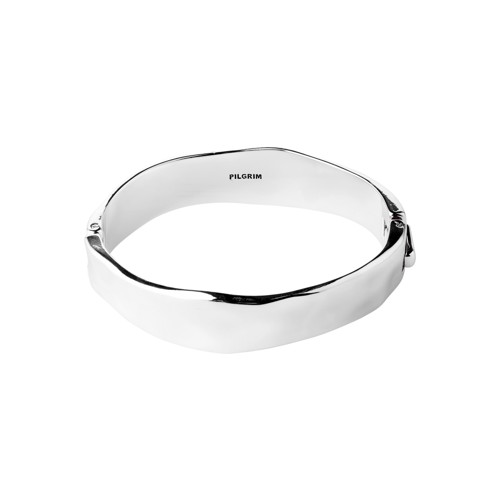 PILGRIM - NOW Bangle - Silver Plated - 50 x 60 mm