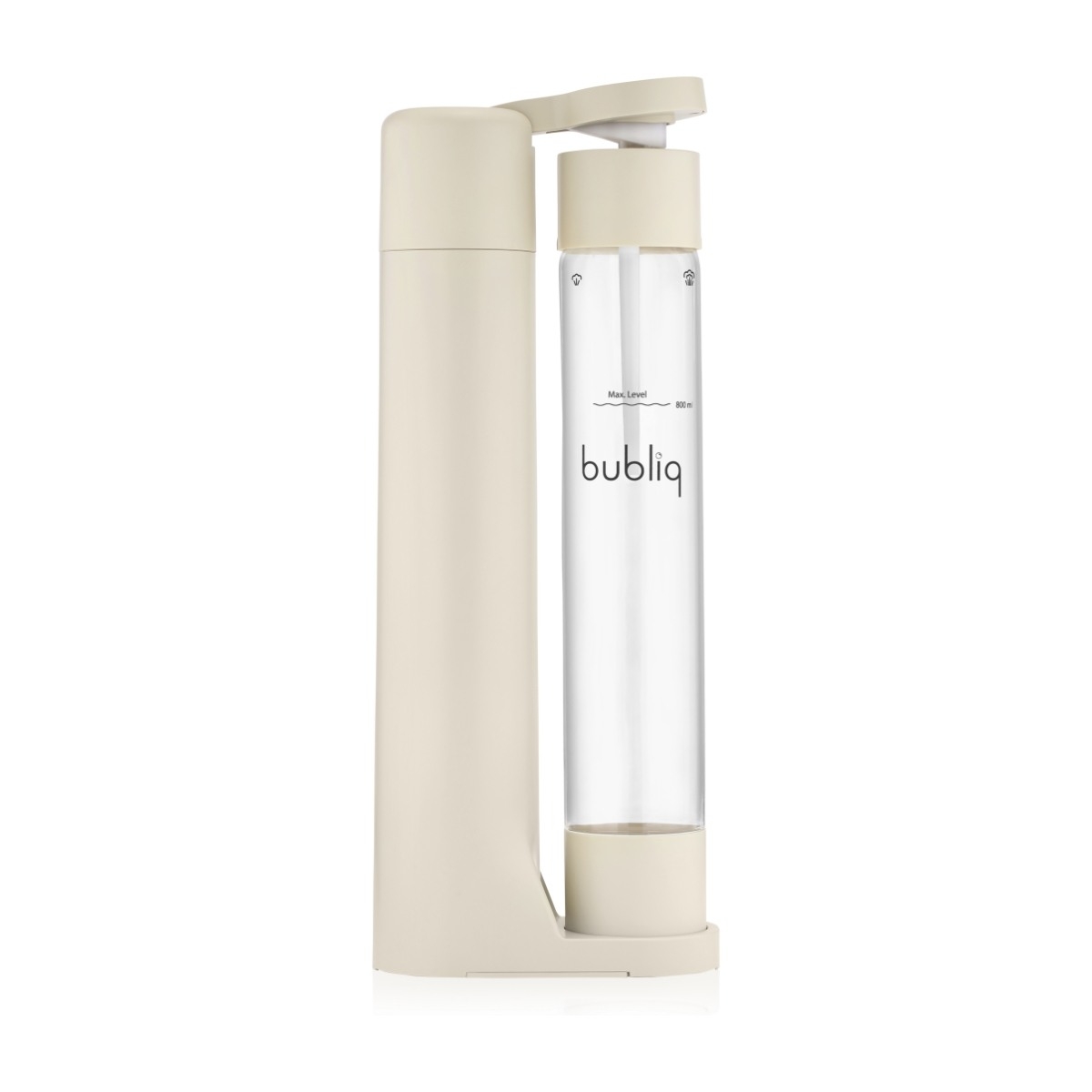 bubliq kolsyremaskin, mattbeige