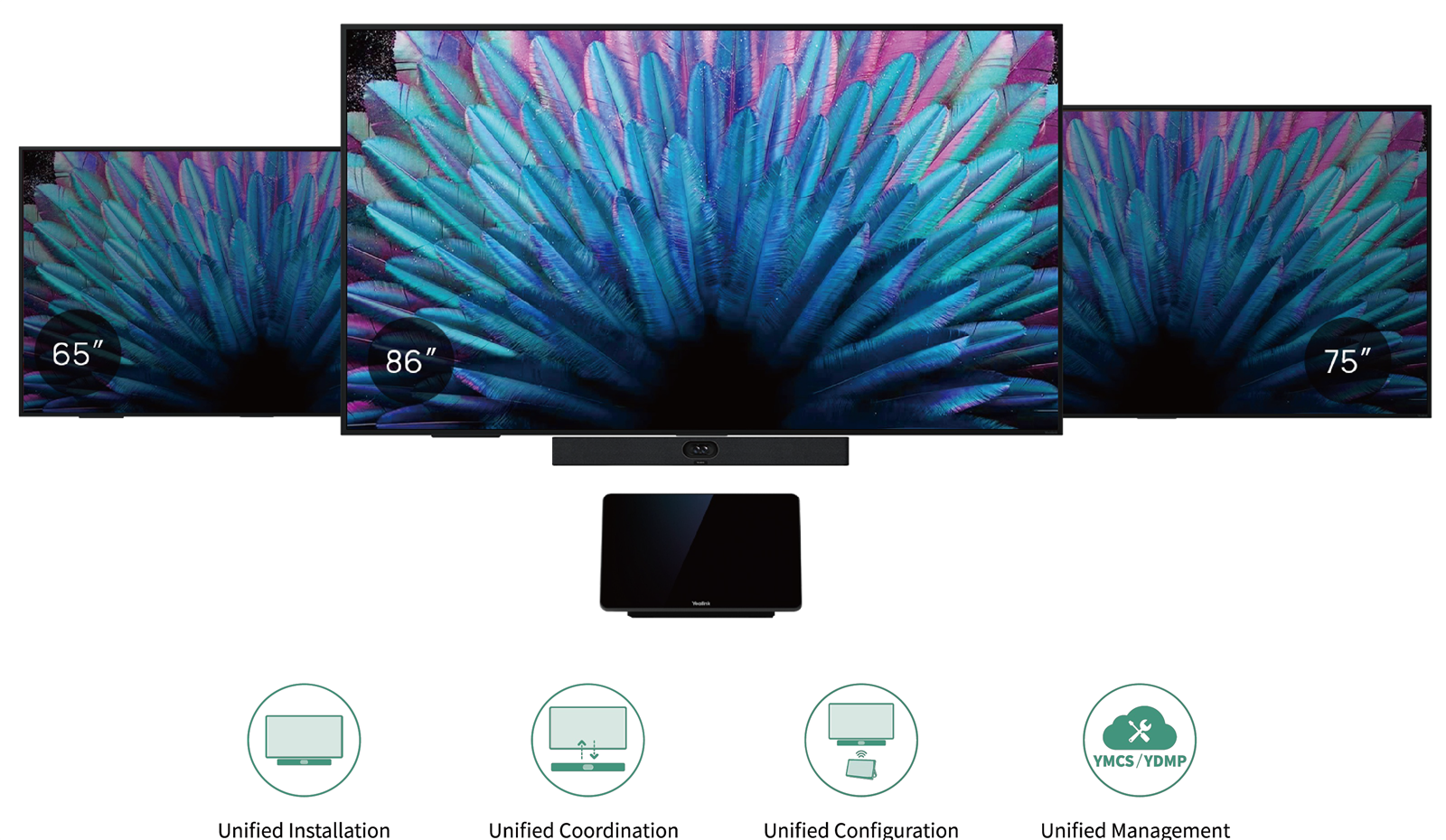Yealink MeetingDisplay MD65 65" 4K UHD mötesdisplay