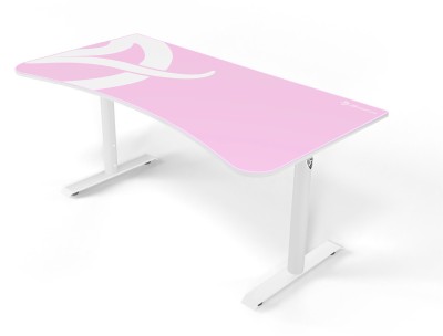 Arozzi Arena Gaming Skrivbord - Large - Vit Rosa