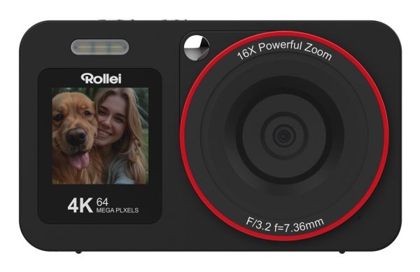 Rollei - Compactline Dual Screen Digital Camera - 64 MP - 4K, bild 4