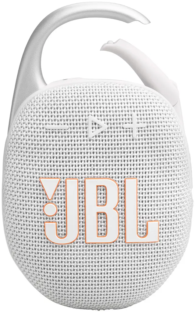 JBL Clip 5 Bluetooth-högtalare, vit