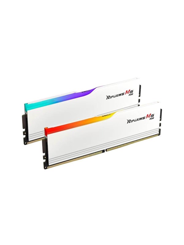 G.Skill Ripjaws M5 RGB DDR5-5200 - 48GB - CL40 - Dual Channel (2 pcs) - Intel XMP - Vit med RGB