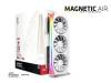 XFX Radeon RX 9070 XT Mercury OC White Magnetic Air Edition 16 GB GDDR6, HDMI/3xDP, bild 2