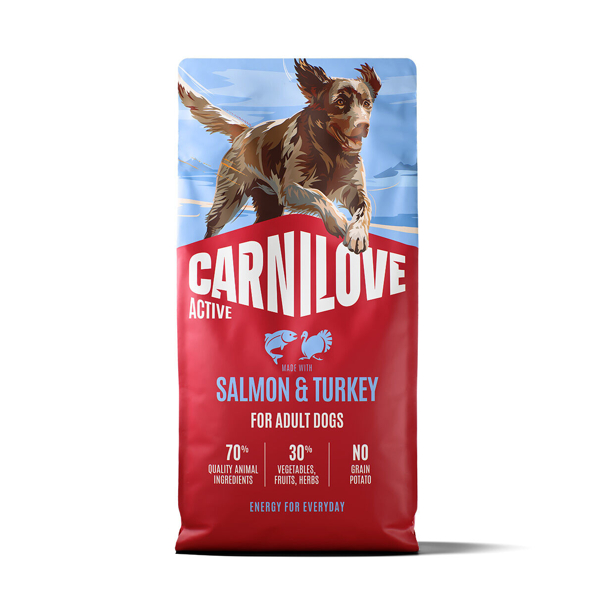 Carnilove Dog Adult Active Salmon & Turkey Torrfoder till Hund 12 kg