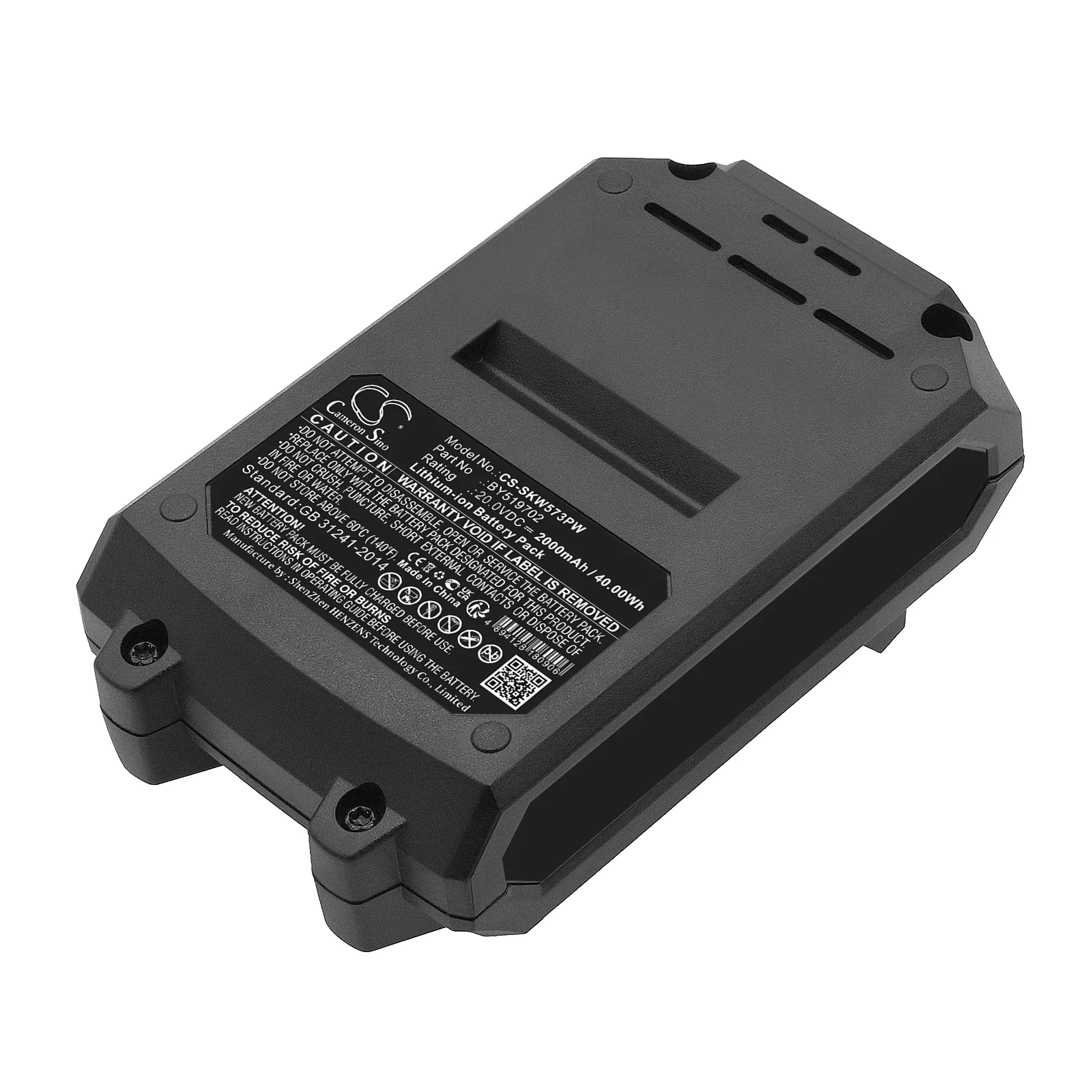 Batteri till Elverktyg för Skil 20V 0.6cm Hex Cordless Impact Driver, ID572701 m.fl.