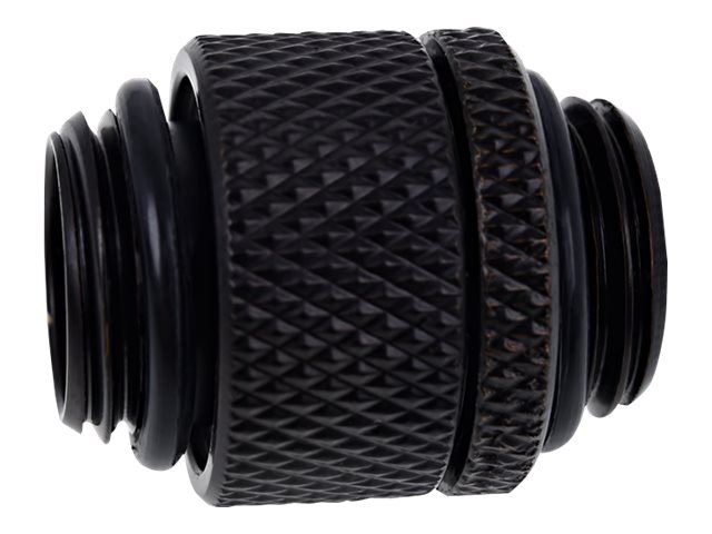 Alphacool Eiszapfen Connector Series Double-Threaded - Inpassning till vätskekylsystem - svart
