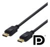 DELTACO DisplayPort 1.2 ha-ha Svart 2m 4K, bild 3